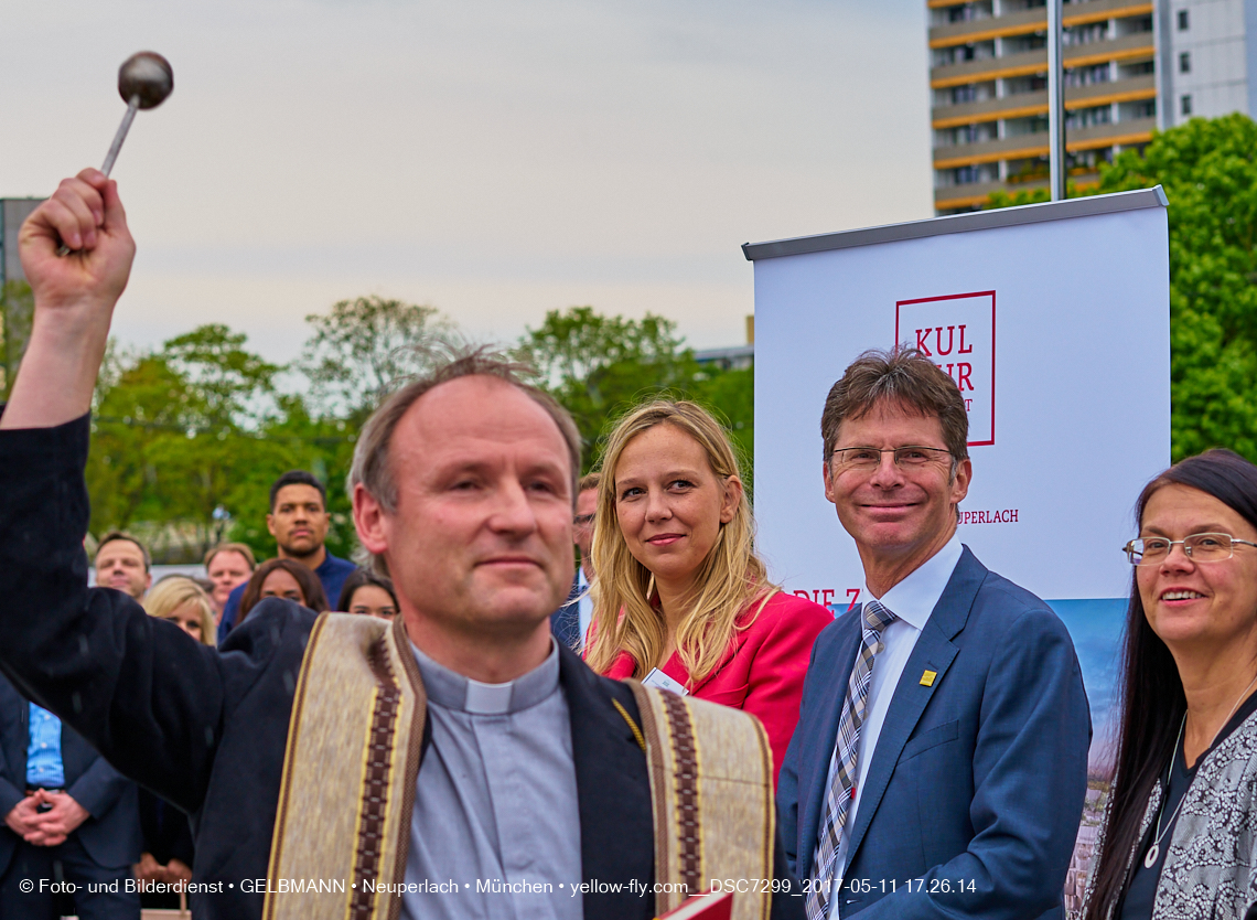 11. Mai 2017 - Grundsteinlegung für die LOGE und dem Kulturquadrat in Neuperlach
